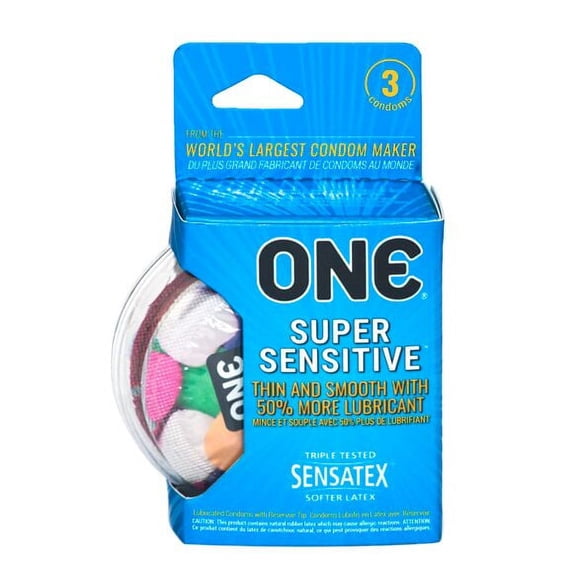 ONE® Super Sensitive Condom 3pk