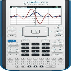 Texas Instruments TI-Nspire CX II Color Graphing Calculator with Student Software (PC/Mac) White 3.54 x 7.48