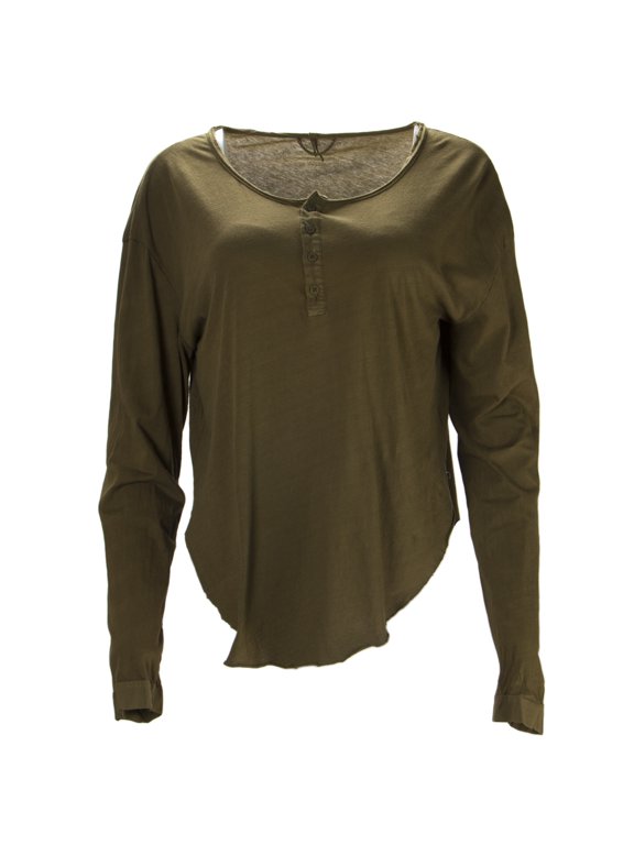 Women's Diego Lounge Tee, Petite Khaki