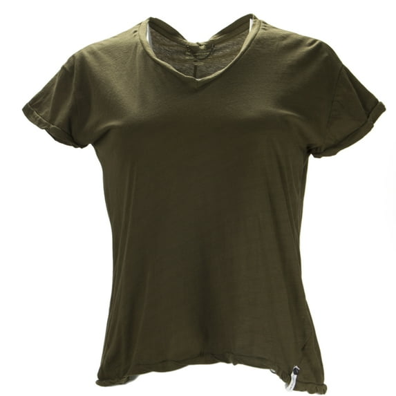 One Teaspoon Women's V-Neck Sailor Tee, Regular Khaki