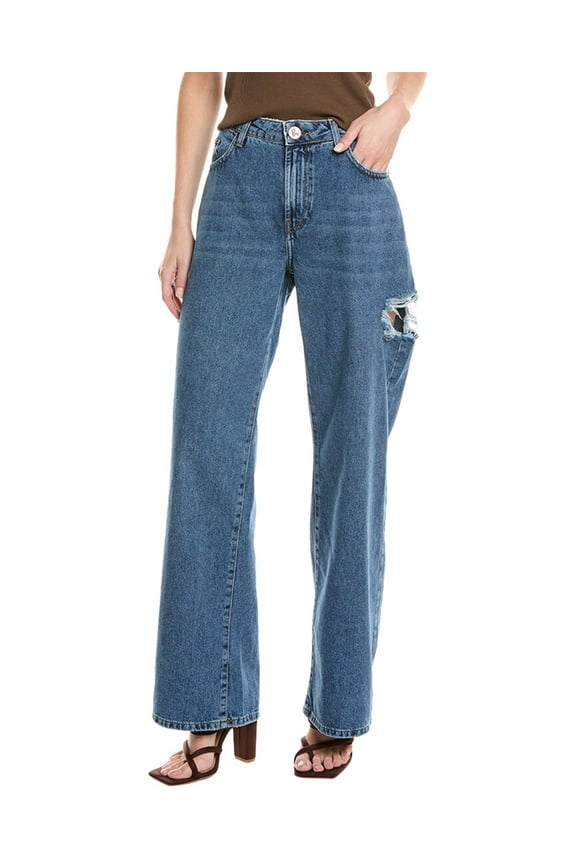 womens Jackson Rosewood Wide Leg Jean, 22, Blue