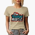 thumbnail image 1 of One Thankful Nurse, Tan T-Shirt, 2XL, 1 of 5
