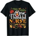 thumbnail image 1 of One Thankful Nurse - Turkey Thanksgiving Nursing RN T-Shirt, 1 of 4