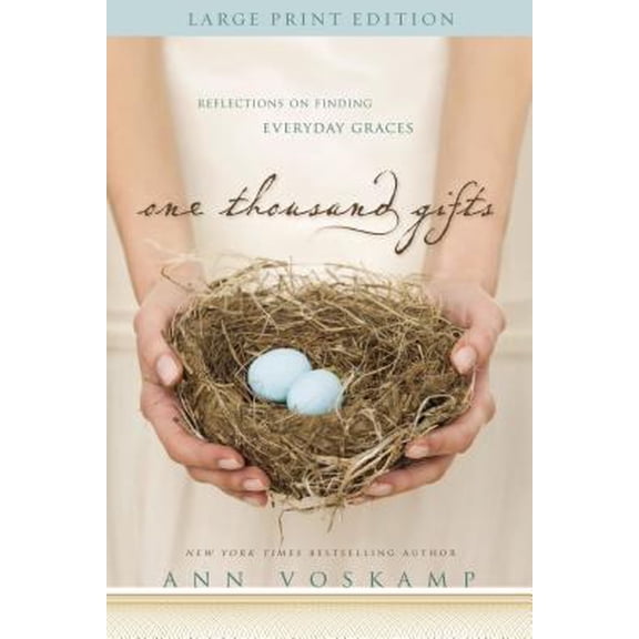 Pre-Owned One Thousand Gifts Devotional Large Print: Reflections on Finding Everyday Graces (Paperback) 0310343569 9780310343561
