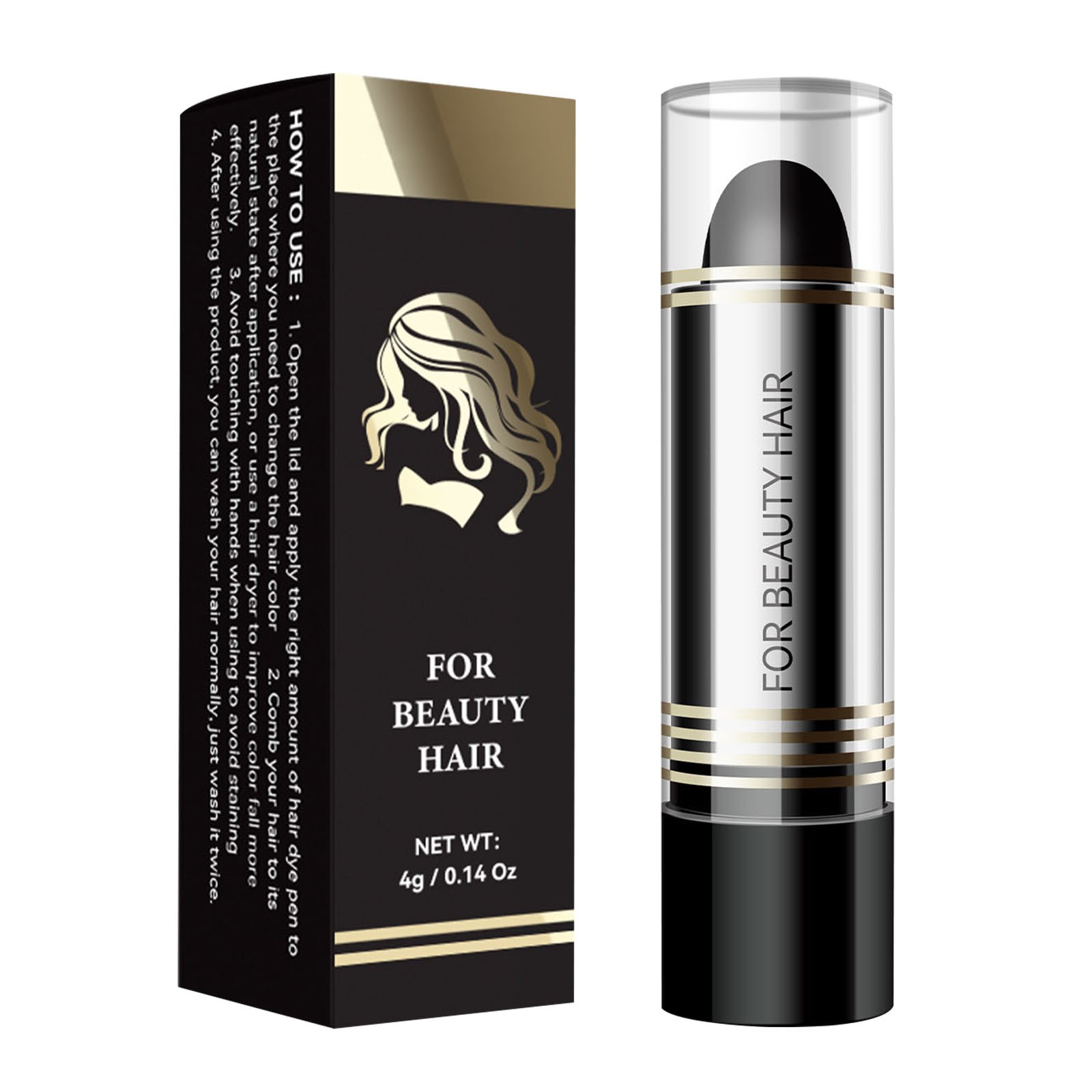 One Time Temporary Hair Dye Pen Border For White Hair Shade Lipstick