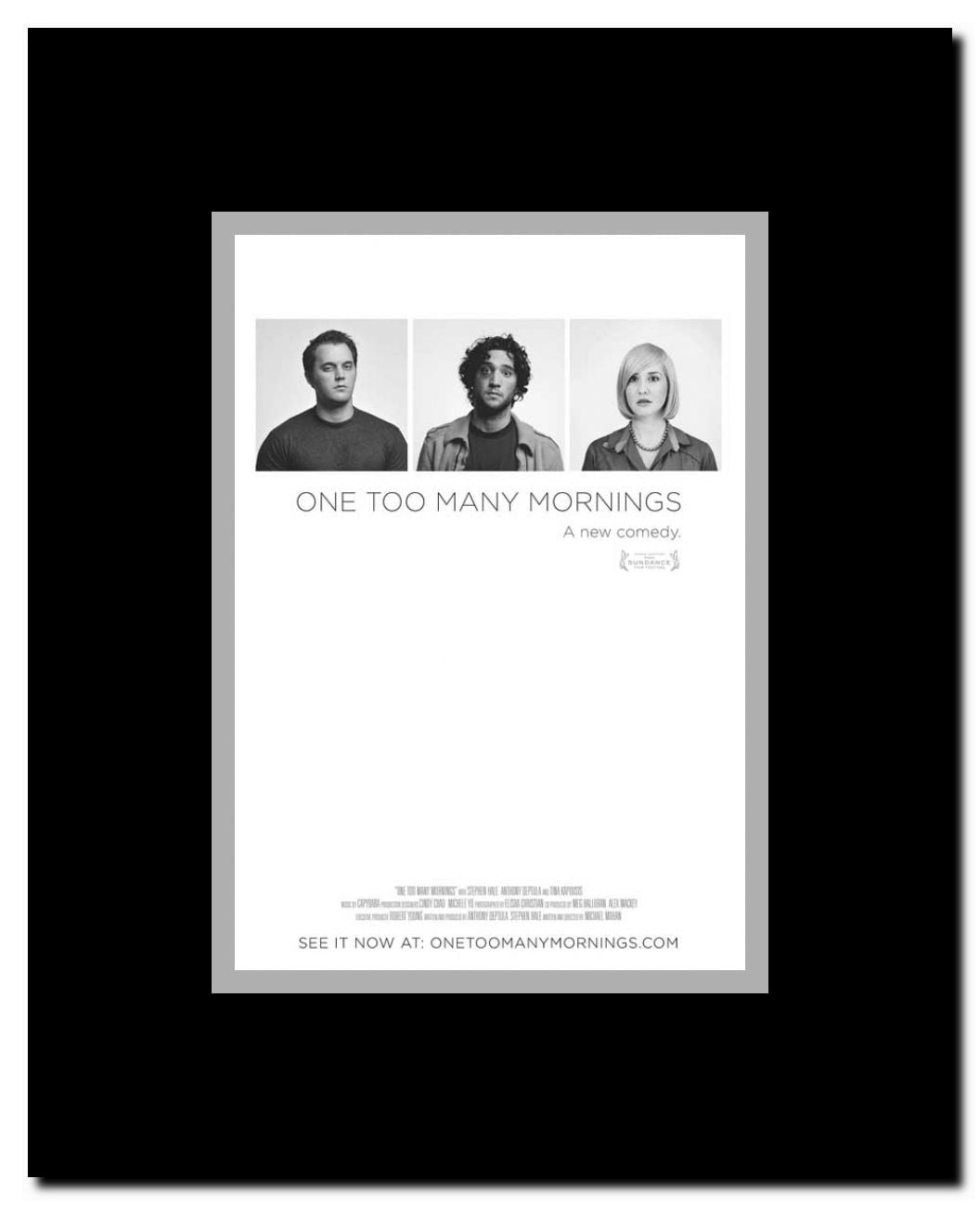 One Too Many Mornings Framed Movie Poster