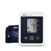 A&D Medical Bluetooth Blood Pressure Monitor, Upper Arm, Wide Cuff, Digital, Heart Rate Detection UA-660
