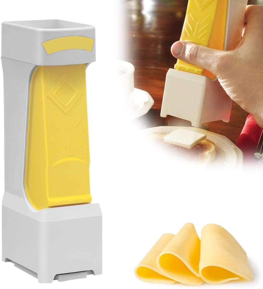 One-Touch Butter Cutter, 2025 New Portable Butter Cutter Slicer Cheese ...