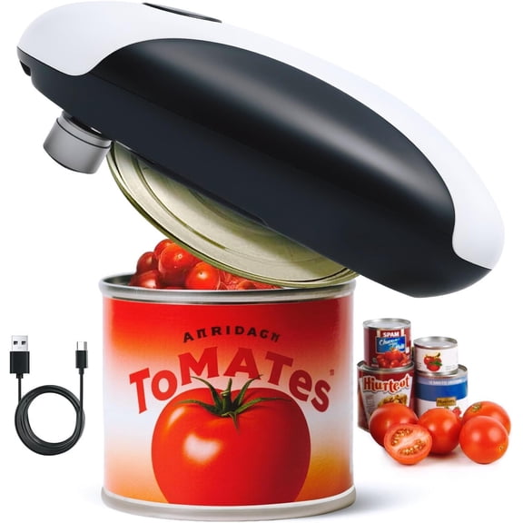 One-Touch Can Opener Electric with Rechargeable USB-C Charge, The Popular Electric Can Openers for Senior, , and in Kitchen