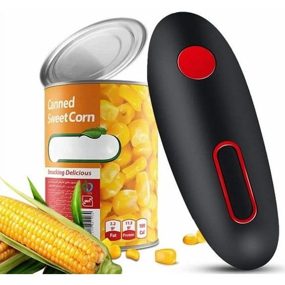 One Touch Electric Can Opener Fits Almost Can Sizes For Seniors With Arthritis