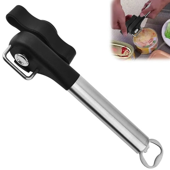 One Touch Electric Can Opener Open Almost Can with Smooth Edge, Electric Can Openers for Kitchen Food-Safe Magnetic Catches Cover, Electric Can Opener for Seniors, Arthritis, and Chef