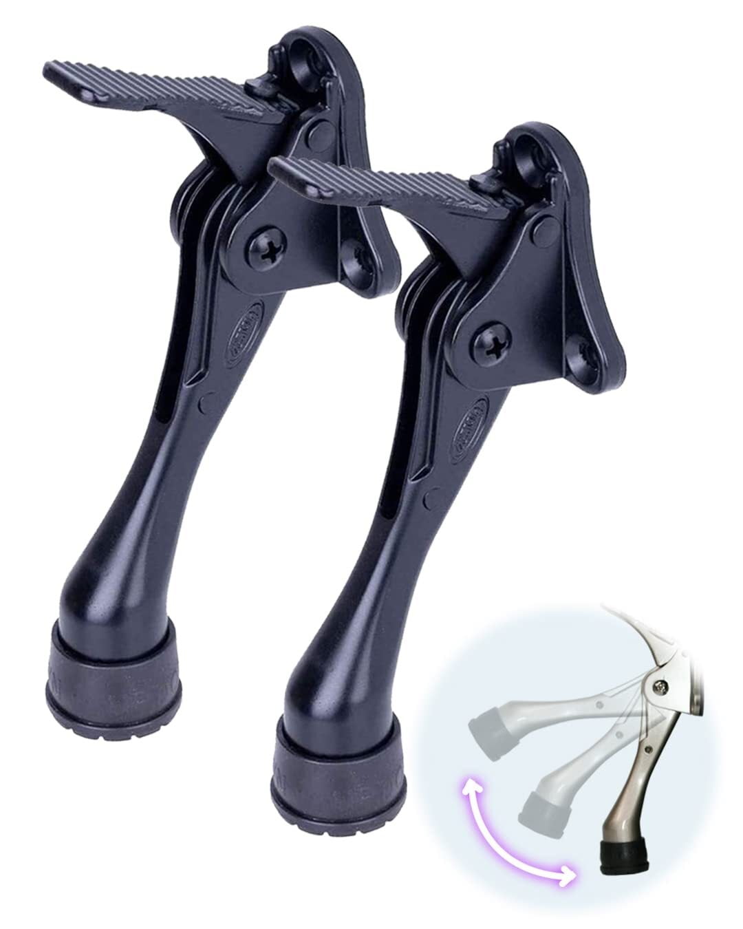 One Touch Kick Down Door Stop, Door Stop, Heavy Duty Door Stop, Door ...