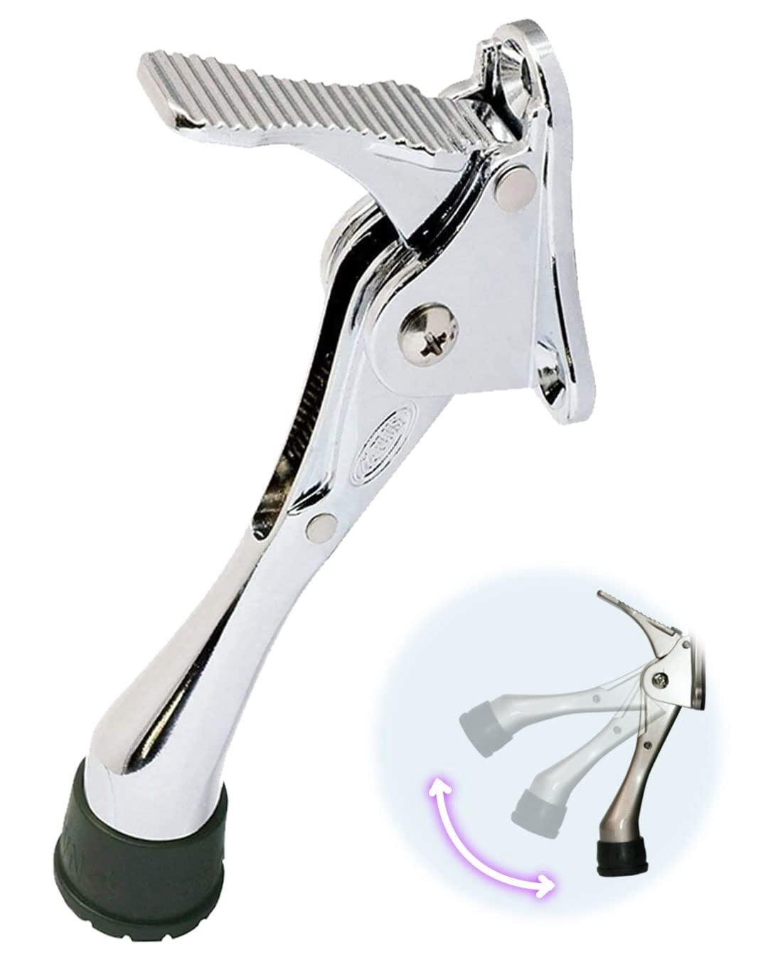 One Touch Kick Down Door Stop, Door Stop, Heavy Duty Door Stop, Door ...