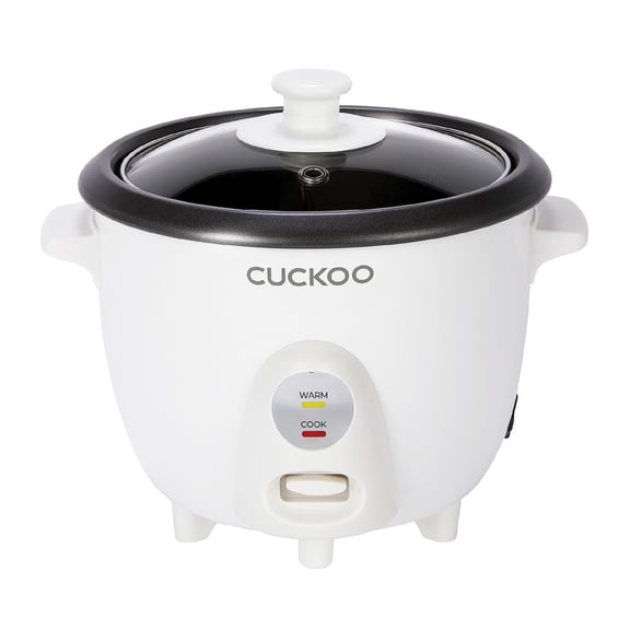 One Touch Rice Cooker 3-Cup (Uncooked) / 6-Cup (Cooked), Mini Rice Cooker & Warmer with Steamer Tray, Versatile Grain Cooker, Soup Maker, Auto Keep Warm, White (CR-0301C)