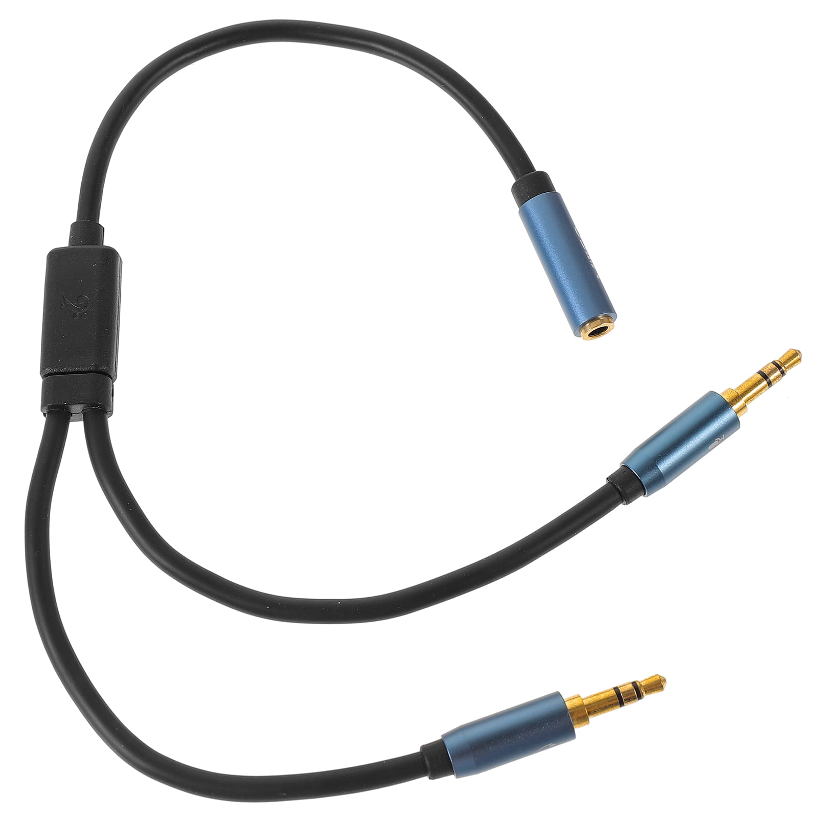 One Transfer Cable Headset Splitter Mic Splitter Cable Headphones for