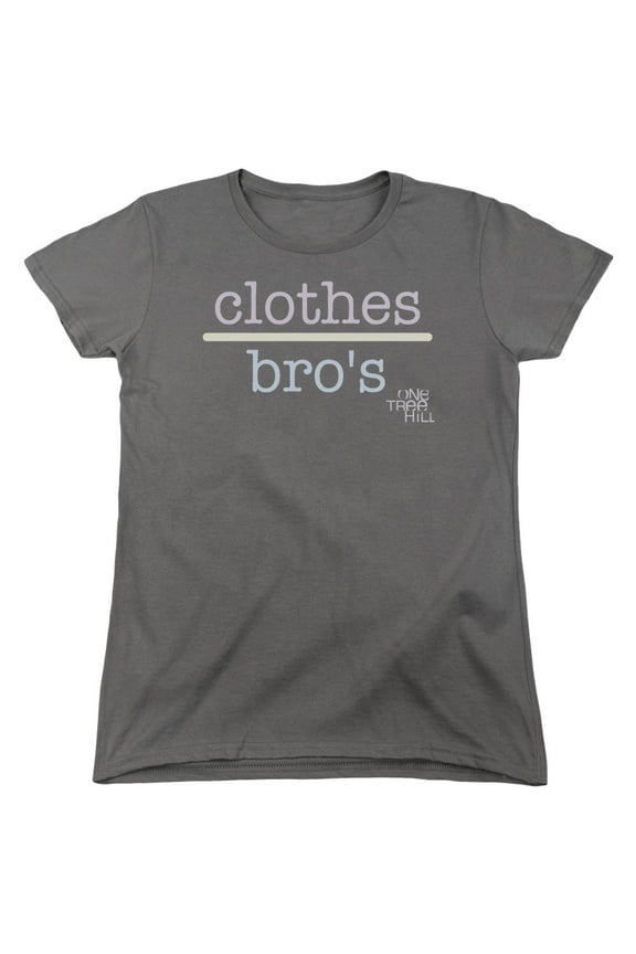One Tree Hill Clothes Over Bros 2 Women's T Shirt (Large) Charcoal
