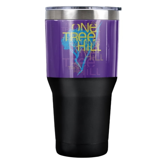 One Tree Hill Title Stainless Steel Tumbler 30 oz Coffee Travel Cup, Vacuum Insulated & Double Wall with Leakproof Sliding Lid