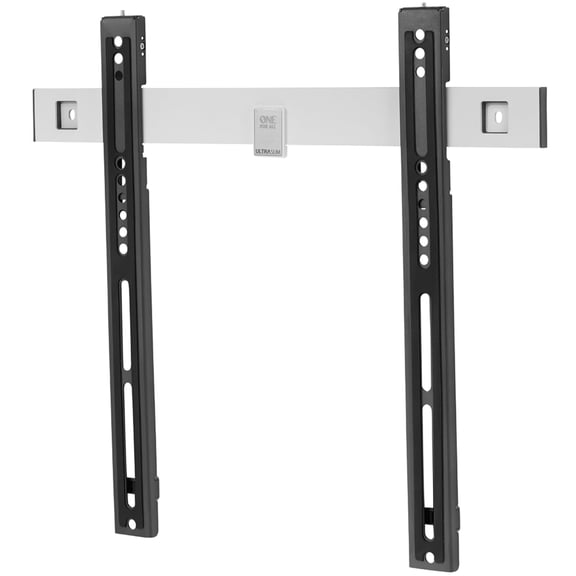 One For All Ultra Slim TV Wall Bracket Mount  Screen Size 32-60" - for All Types of TVs  Max Weight 80kgs  VESA 100x100 to 400x400  Black White WM6411