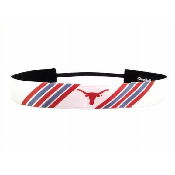 One Up Bands 1582 NCAA Texas Stripes Headband - Pack of 2