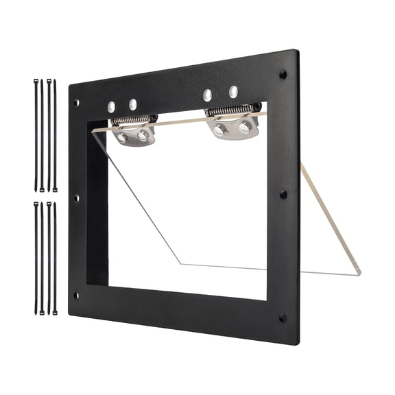 One Way Access Door for Attic Openings, Raccoon Access Panel with Weather Resistant Design, Animal Entry Door for Roof, Chimney and Garage Installation Small