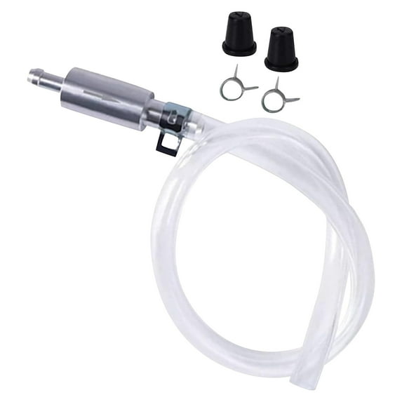 One Way Check Tube Bleeding Tool Kit for Car Motorcycle Clutch, Universal Brake Fluid Bleeder Kit for Hydraulic Brake System, Soft Tube with Metal Clips