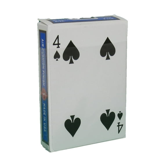 One Way Forcing Deck for Magic Tricks, Blue 4 of Spades