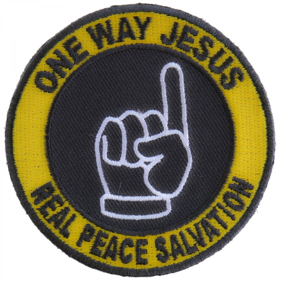 One Way Jesus Real Salvation Patch
