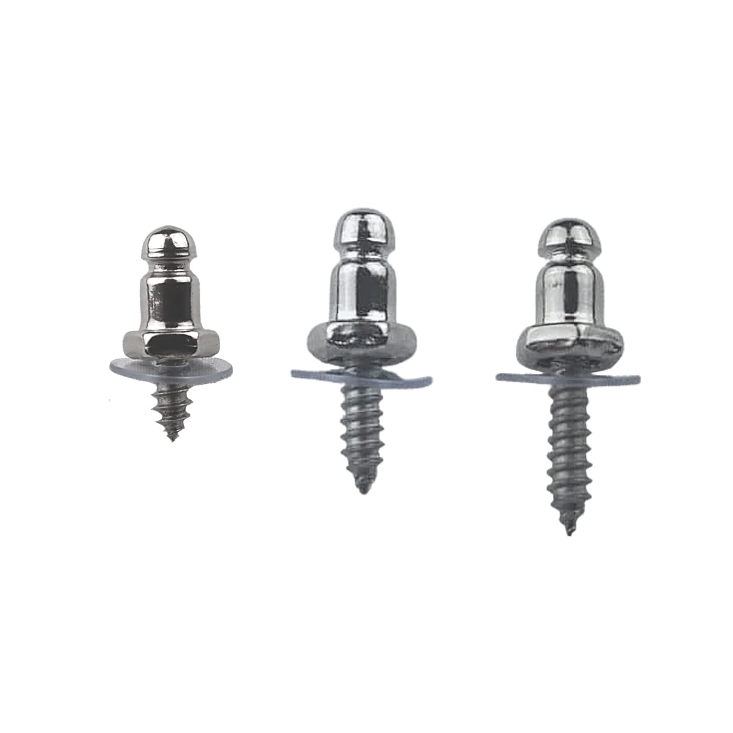 One Way Lift Fasteners Screw Stud - Plated Brass Stud With Stainless ...