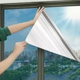 thumbnail image 1 of One Way Mirror Film Verdsylv Privacy Window Film - Heat Insulation & One-Way Mirror Adhesive Sticker, Light Shielding for Home Office, Easy Cut & Install, Removable Sun Protection & Decorative, 1 of 9