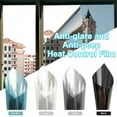thumbnail image 1 of One Way Mirror Window Film Daytime Privacy, Sun Blocking Heat Control Anti UV Reflective Film Static Cling Window Tint for Home Office Living Room, 19.6 Inch X 39.3 Inch, 1 of 7