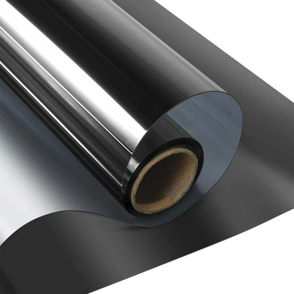 One-Way Mirror Window Film, Reflective Glass Tint for Heat Control and Sun Blocking, Ideal for Home, Office, Kitchen, and Sliding Doors, Easy Installation and Energy Saving