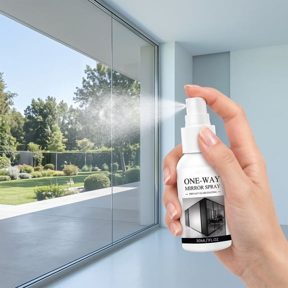 One Way Mirror Window Spray, 30ml Reflective Glass Coating Solution, Temporary Privacy Protection Film Enhancer, Household Window Maintenance Supply