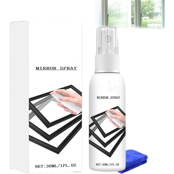 One Way Mirror Window Spray, 30ml Reflective Glass Coating for Home Car Privacy, Daytime Heat Rejection(1Pcs)