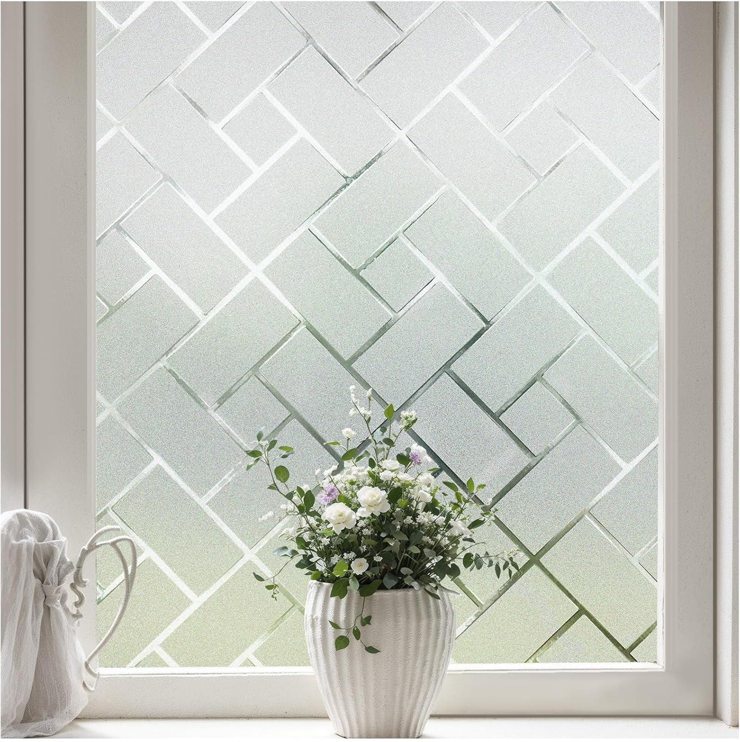 Static Window Reflector One Way Privacy Window Film, Heat Control Window Tint for Home, Sun ...