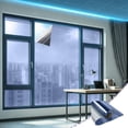 thumbnail image 1 of One Way Privacy Window Film, Reflective Mirror Glass Tint, Heat Control and Sun Blocking Cling for Sliding Doors, Home, Bedroom, Living Room and Office, 1 of 7