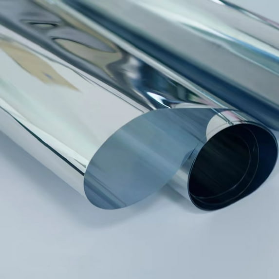 One Way Privacy Window Film,Window Privacy Film One Way,Reflective Window Film,Window Tint for Home,Window Film,One Way Sun Blocking Reflective Window Film(Silver 78.7*17.7in)from ANMUYUM