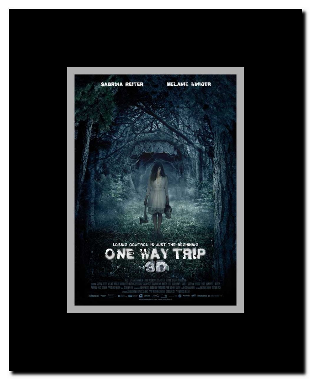 One Way Trip 3D Framed Movie Poster