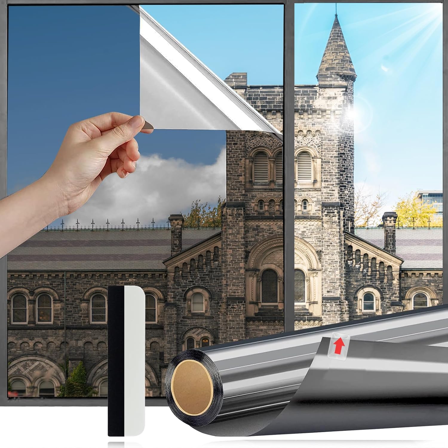 One Way Window Film,Control Window Film,Daytime Privacy One Way One Way