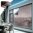 thumbnail image 1 of One Way Window Film, Heat Control Reflective Tint, Sun Blocking Static Cling, Sliding Door Home Privacy, Non Adhesive Glass Cover Film, 1 of 6