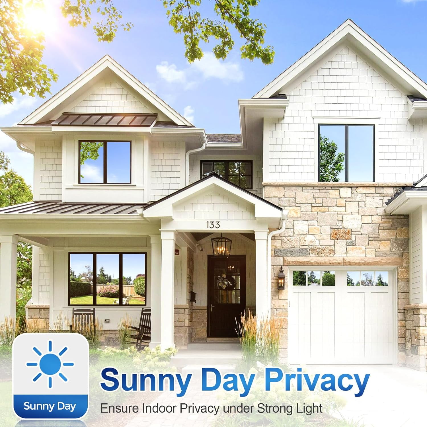 One Way Window Privacy Film, Window Tint for Home, Daytime Reflective ...