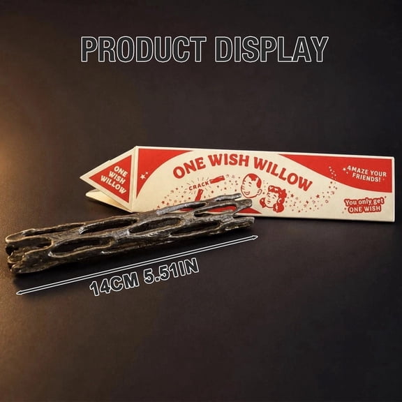 One Wish Willow Wish,Wishing Willow,Willow Wish,One Willow Wish-Making Snap Stick, Fun Party Novelty Gift, Ancient Legend Replica, For All Ages