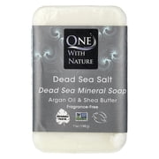 One With Nature Dead Sea Minerals Dead Sea Salt Soap 7 oz