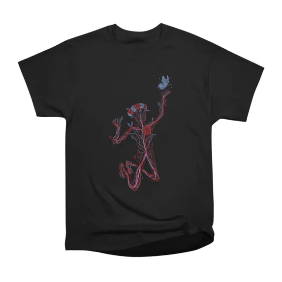 One With Nature Veins Anatomy Heart by Tobe Fonseca T-Shirt Tee Gift For Him Merch For Her