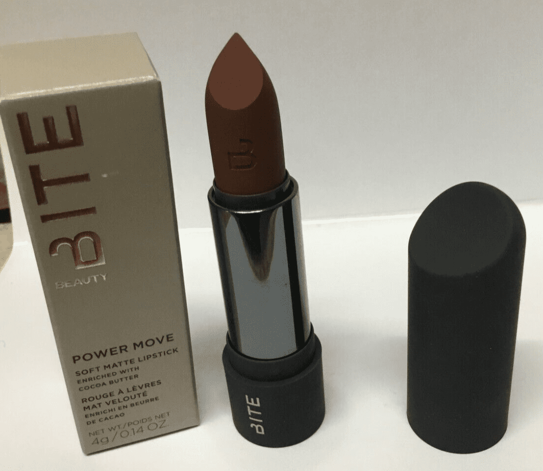 Bite Beauty Power Move Soft Matte Lipstick- GINGER MALT 0.14 oz