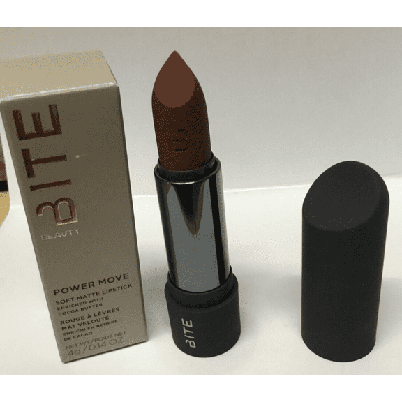 Bite Beauty Power Move Soft Matte Lipstick- GINGER MALT 0.14 oz