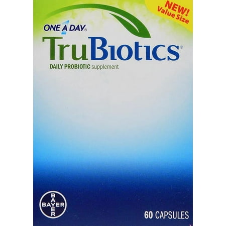 One a Day TRUBIOTICS, Daily Probiotic Supplement for Digestive and Immune Health*, Men and Women, 60-Capsule