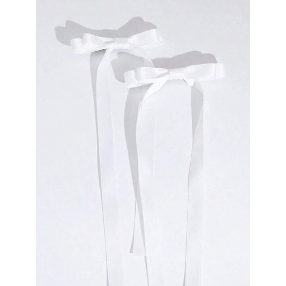 One accessory for multiple uses! Satin Bowknot Extra Long Ribbon Decoration