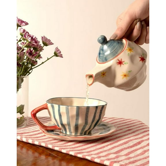One cup tea set ceramic