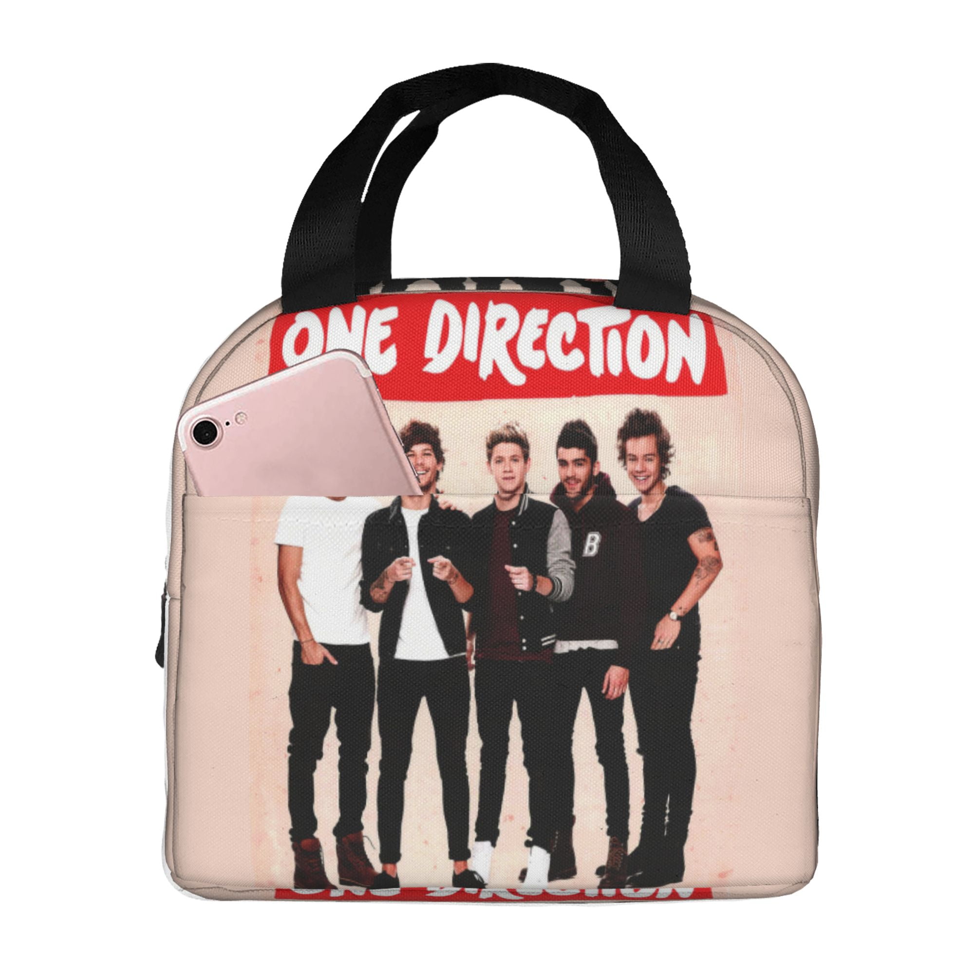 One direction Lunch Bag Tote Bag Insulated Lunch Box Picnic Beach ...