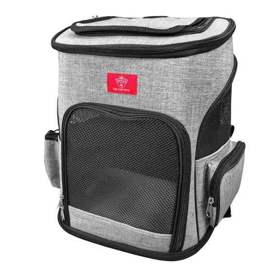 One for Pets The Expanded Backpack Carrier, Gray